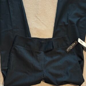 NWT Pantology Stitch Dress Pants in Deep Black, Size 8P